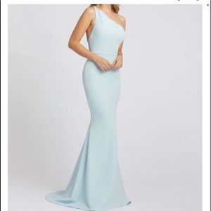 Mac Duggal One Shoulder Prom dress.